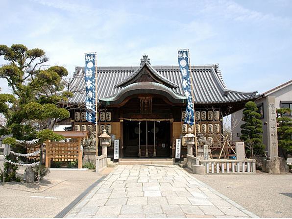 安産祈願で有名な柿本神社の本殿